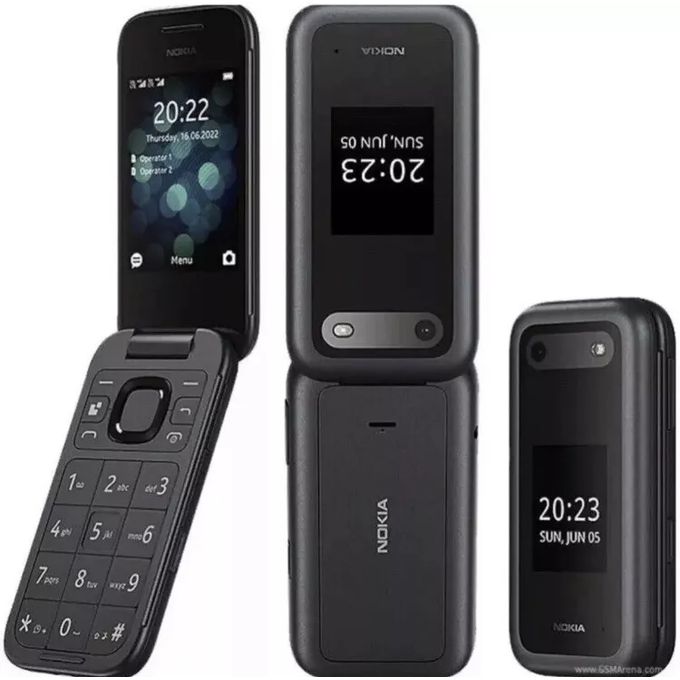 Mobil Nokia 2660 Flip GSM Radio FM Dual SIM noir